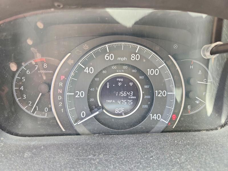 2012 Honda Cr-v VIN JHLRM4H50CC012013 COPART salvage auction — FRONT END, Ma - Cert Of Title-Reconstrctd Coll, sold $3,550 on 2026-07-30 (photo 9)