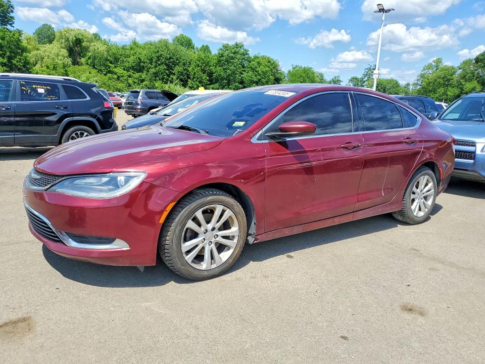 2016 Chrysler 200 VIN 1C3CCCAB7GN123009 COPART salvage auction — MINOR DENT/SCRATCHES, Vt - Certificate Of Title, sold $1,550 on 2026-07-10 (photo 1)