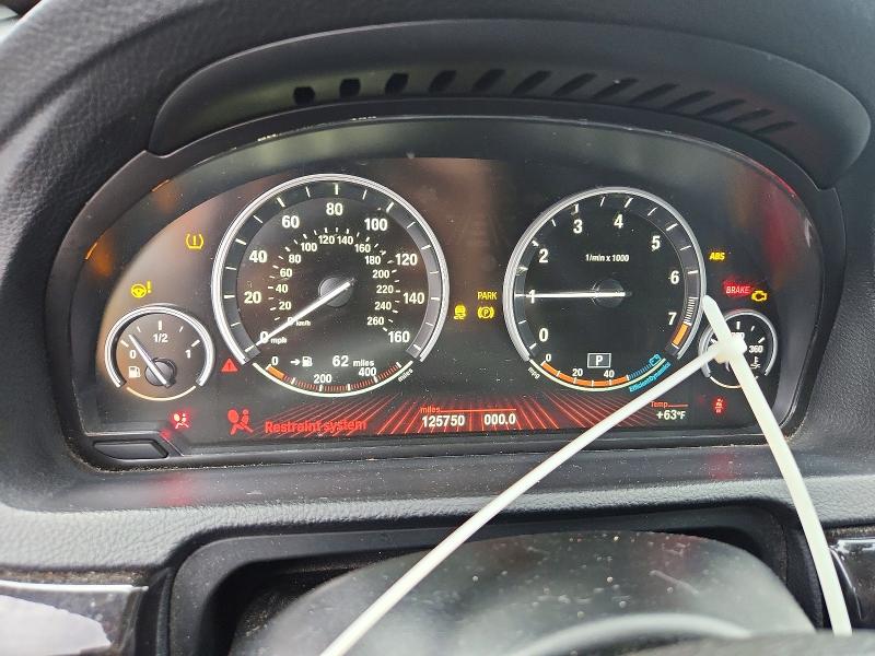 2012 BMW 5er VIN WBASN2C57CC202136 COPART salvage auction — NORMAL WEAR, Mi - Dealer Only Clean Title, sold $450 on 2026-07-28 (photo 9)