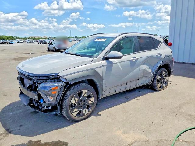 2025 Hyundai Kona VIN KM8HBCAB4SU338474 COPART salvage auction — FRONT END, OH - CERTIFICATE OF TITLE (P), sold $7,500 on 2026-07-15 (photo 1)