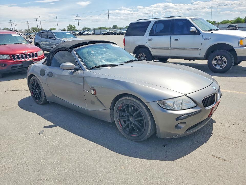 2004 BMW Z4 VIN 4USBT33574LS52965 COPART salvage auction — FRONT END, Id - Certificate Of Title, sold $1,200 on 2026-07-02 (photo 4)