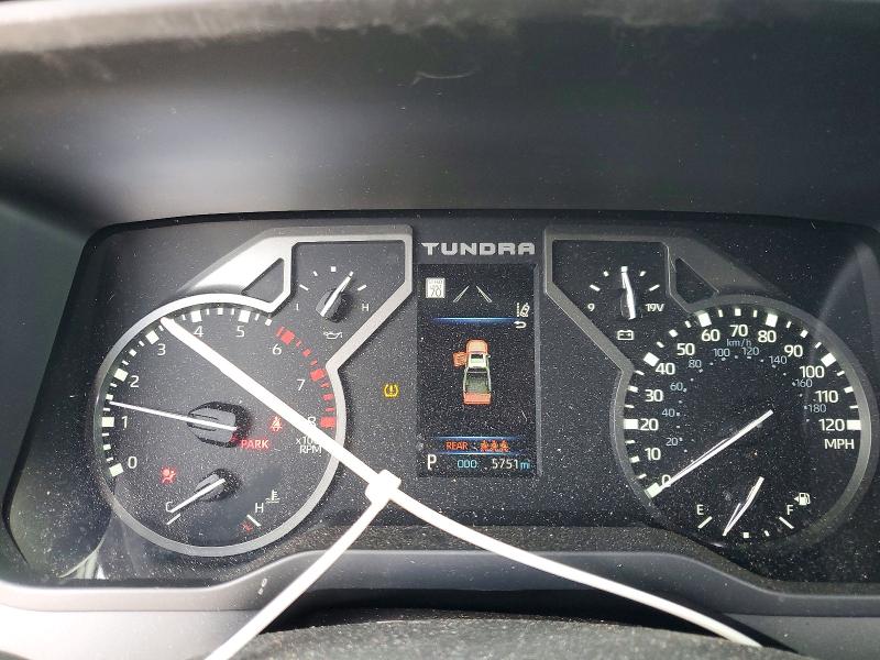 2025 Toyota Tundra VIN 5TFKB5DB8SX327106 COPART salvage auction — FRONT END, Salvage Title, sold $5,500 on 2026-07-27 (photo 9)