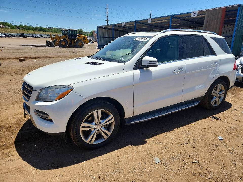 2015 Mercedes-benz M-klasse VIN 4JGDA5HB3FA495892 COPART salvage auction — MINOR DENT/SCRATCHES, CO - DIS/DLR/EXP ONLY CLEAN TITLE, sold $3,800 on 2026-07-27 (photo 1)