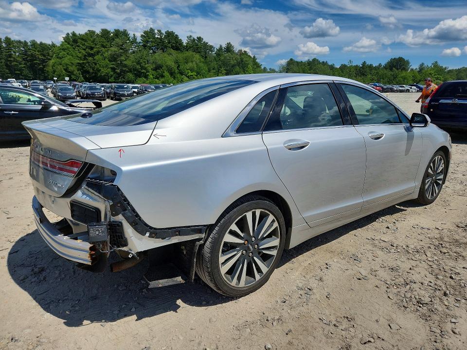 2017 Lincoln VIN 3LN6L5F90HR665864 COPART salvage auction — REAR END, Ma - Cert Of Title-Salvage, sold $525 on 2026-07-23 (photo 3)