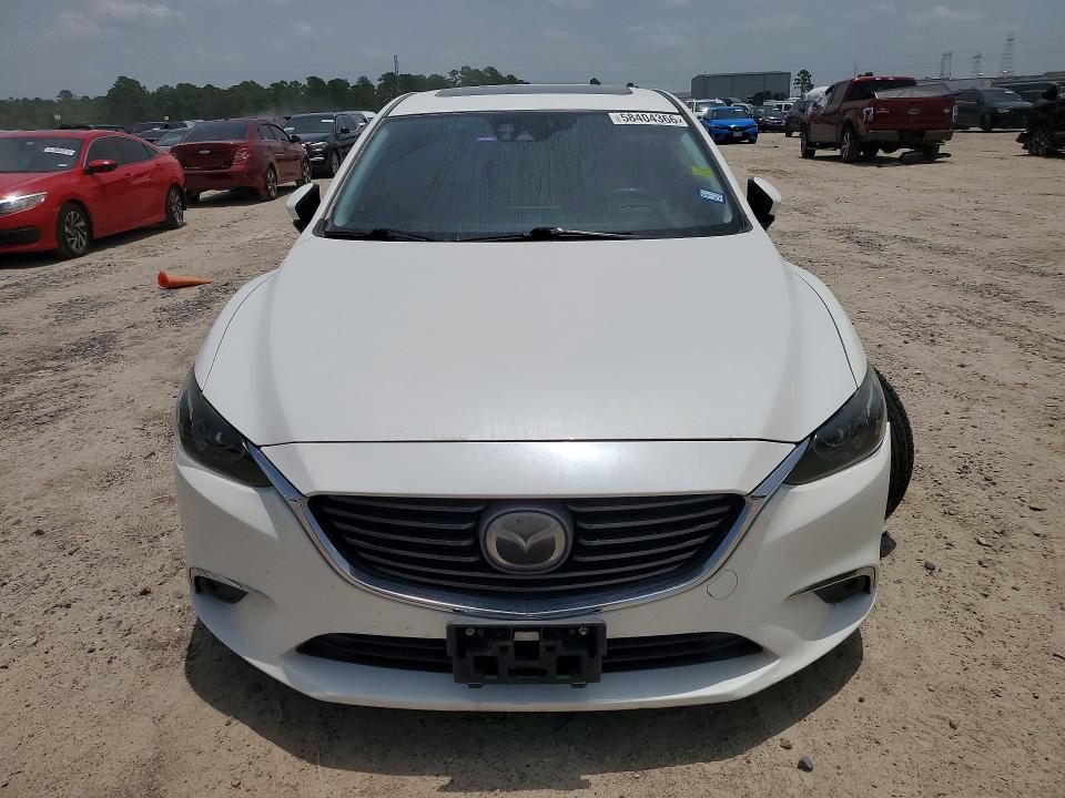 2016 Mazda 6 VIN JM1GJ1W57G1453668 COPART salvage auction — NORMAL WEAR, Tx - Salvage Vehicle Title, sold $2,450 on 2026-07-07 (photo 5)