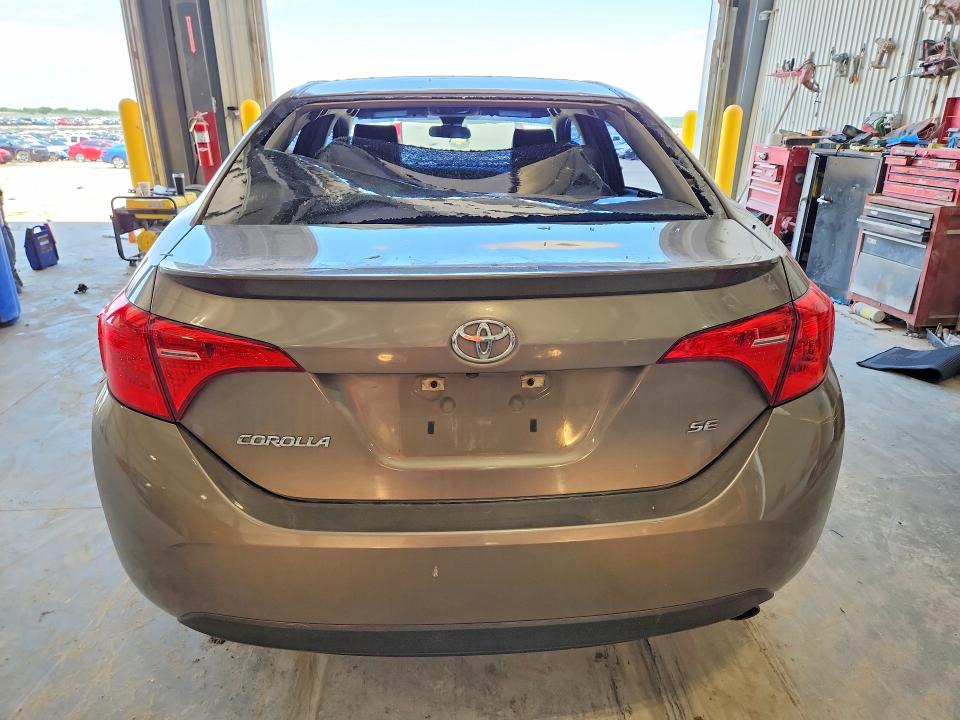 2017 Toyota Corolla VIN 5YFBURHE1HP681207 COPART salvage auction — HAIL, Ne - Cert Of Title-Salvage, sold $4,500 on 2026-07-07 (photo 6)