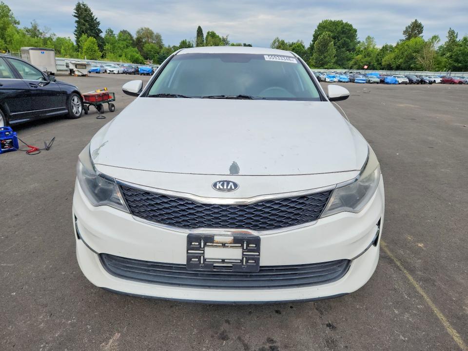 2016 Kia Optima VIN 5XXGT4L39GG038449 COPART salvage auction — MECHANICAL, Or - Cert Of Title-Reconstructed, sold $600 on 2026-07-13 (photo 5)