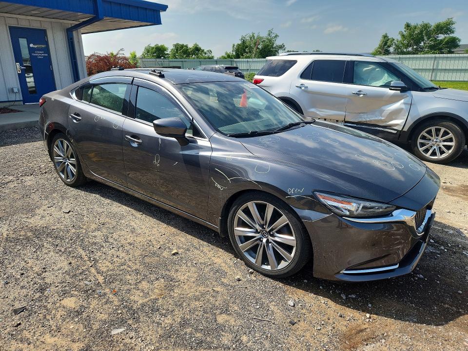 2018 Mazda 6 VIN JM1GL1XY7J1315669 COPART salvage auction — HAIL, Wi - Certificate Of Title, sold $9,900 on 2026-08-18 (photo 4)