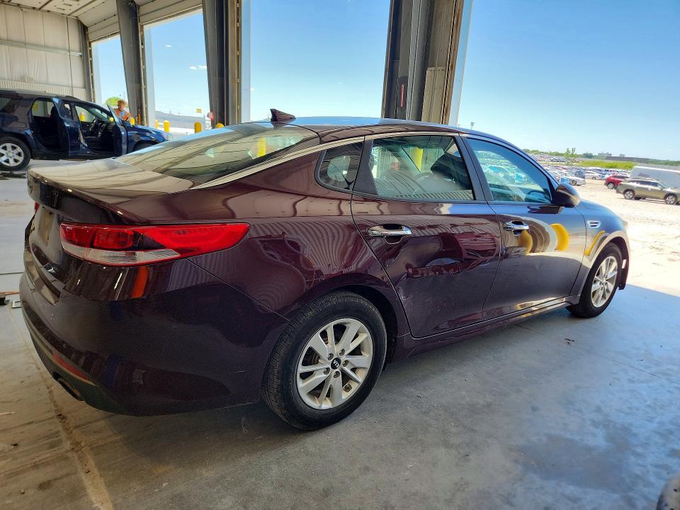 2016 Kia Optima VIN 5XXGT4L34GG084738 COPART salvage auction — FRONT END, Ne - Cert Of Title-Salvage, sold $975 on 2026-07-07 (photo 3)