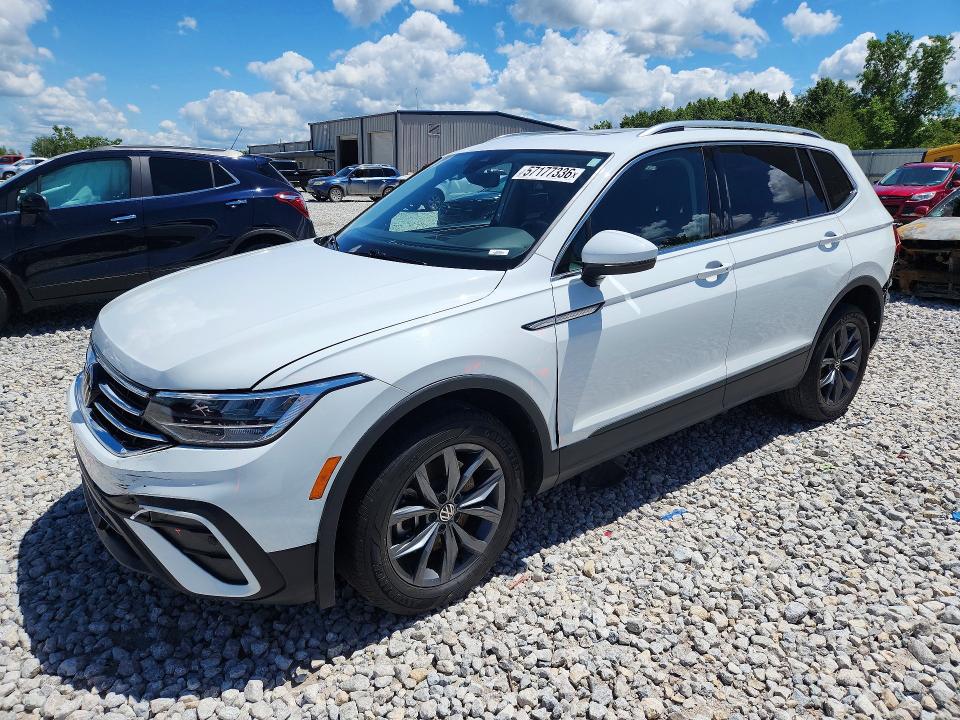 2022 Volkswagen Tiguan VIN 3VV2B7AX5NM149940 COPART salvage auction — REAR END, Mi - Cert Of Title-Salvage Vehicle, sold $3,600 on 2026-07-30 (photo 1)