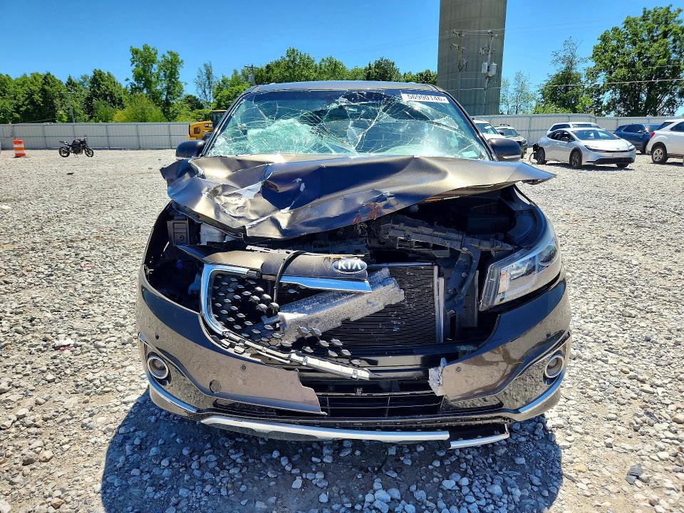 2018 Kia SEDONA VIN KNDME5C1XJ6350092 COPART salvage auction — FRONT END, Mi - Certificate Of Title, sold $1,950 on 2026-07-23 (photo 5)