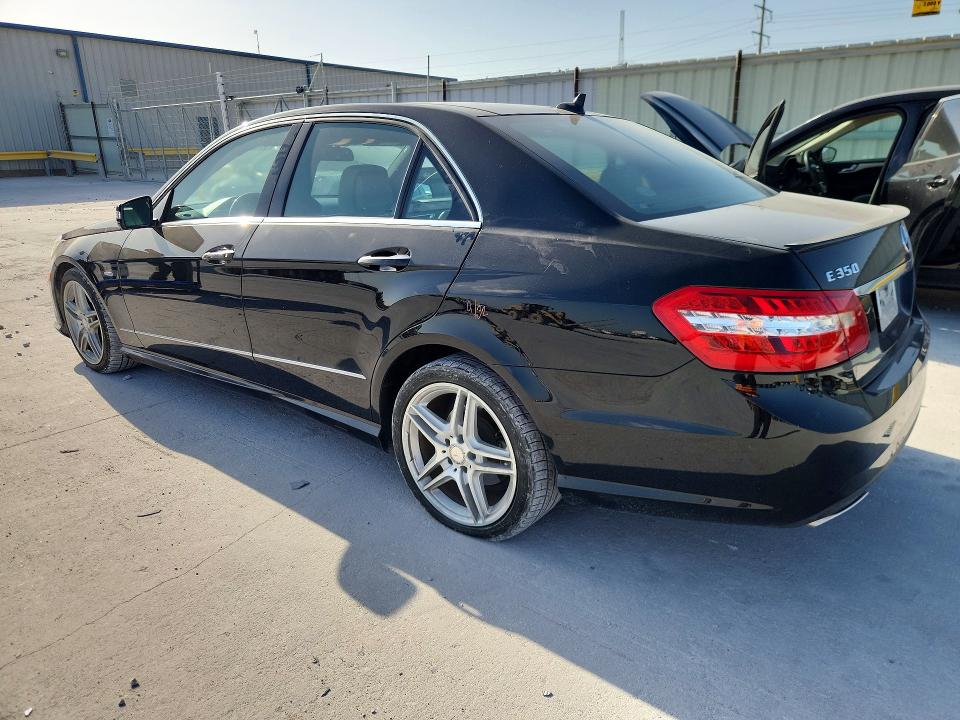 2012 Mercedes-benz E-klasse VIN WDDHF5KB8CA555537 COPART salvage auction — SIDE, TX - SALVAGE VEHICLE TITLE, sold $3,650 on 2026-07-31 (photo 2)