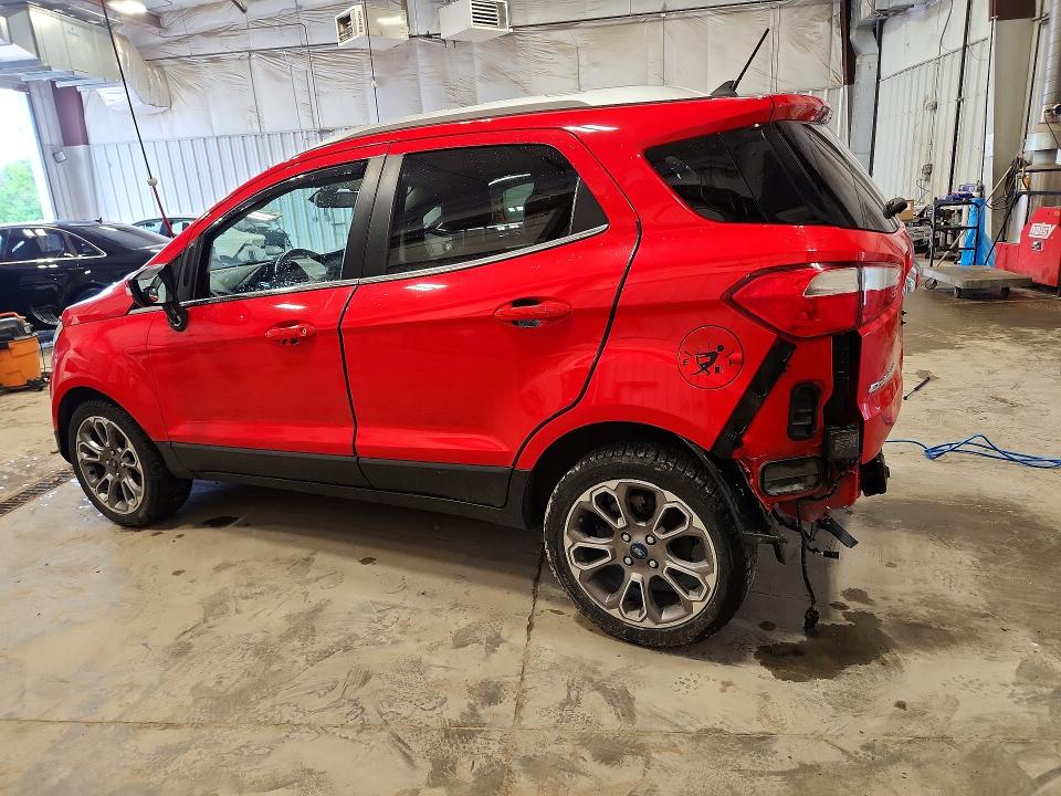 2019 Ford Ecosport VIN MAJ3S2KE0KC272180 COPART salvage auction — REAR END, WI - JUNKED VEHICLE BILL OF SALE, sold $1,050 on 2026-07-27 (photo 2)