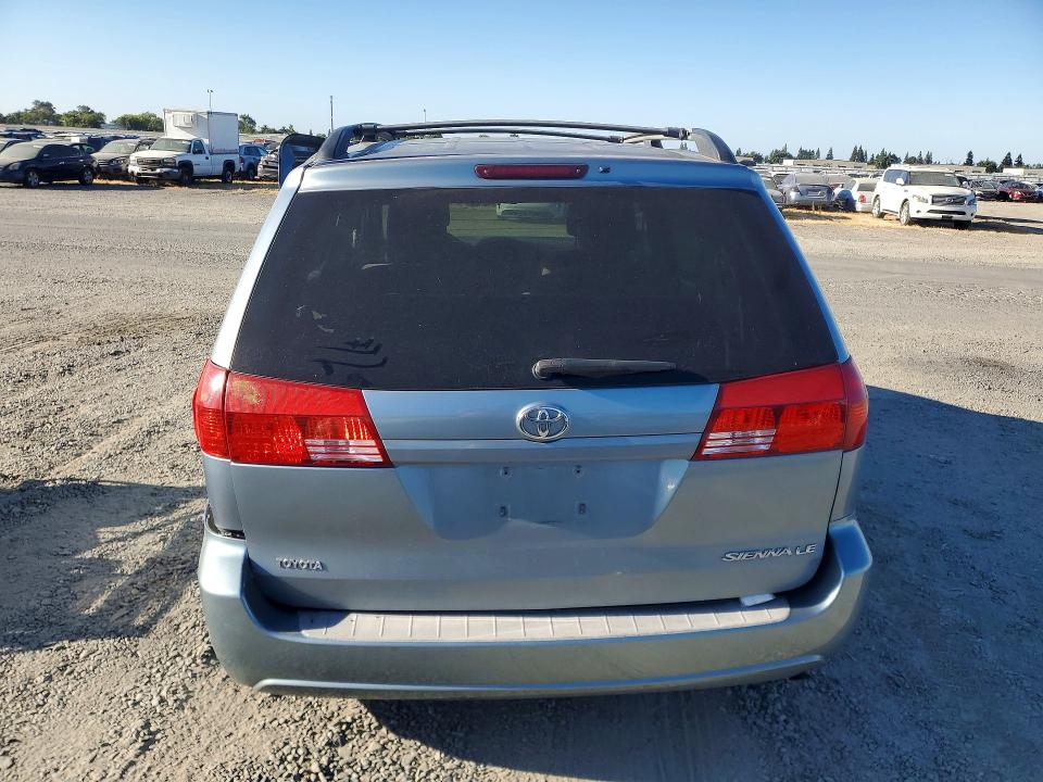 2004 Toyota Sienna VIN 5TDZA23C74S033960 COPART salvage auction — SIDE, Ca - Salvage Certificate, sold $625 on 2026-07-14 (photo 6)