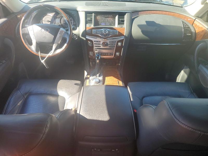 2018 Infiniti Qx80 VIN JN8AZ2NEXJ9191213 COPART salvage auction — REAR END, RI - SALVAGE CERTIFICATE OF TITLE, sold $9,500 on 2026-07-30 (photo 8)