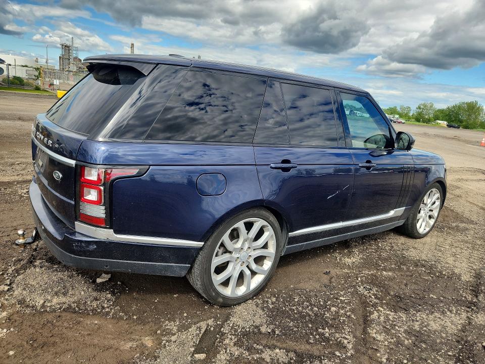 2015 Land rover RANGE ROVER VIN SALGS2VF8FA217888 COPART salvage auction — MINOR DENT/SCRATCHES, Qc - Gravement Accidente, sold $4,450 on 2026-07-07 (photo 3)