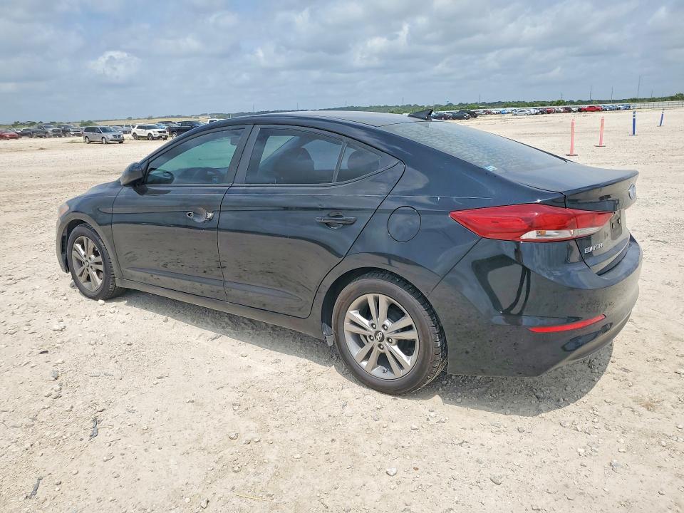 2017 Hyundai Elantra VIN KMHD84LF0HU428331 COPART salvage auction — VANDALISM, Tx - Salvage Vehicle Title, sold $100 on 2026-07-30 (photo 2)