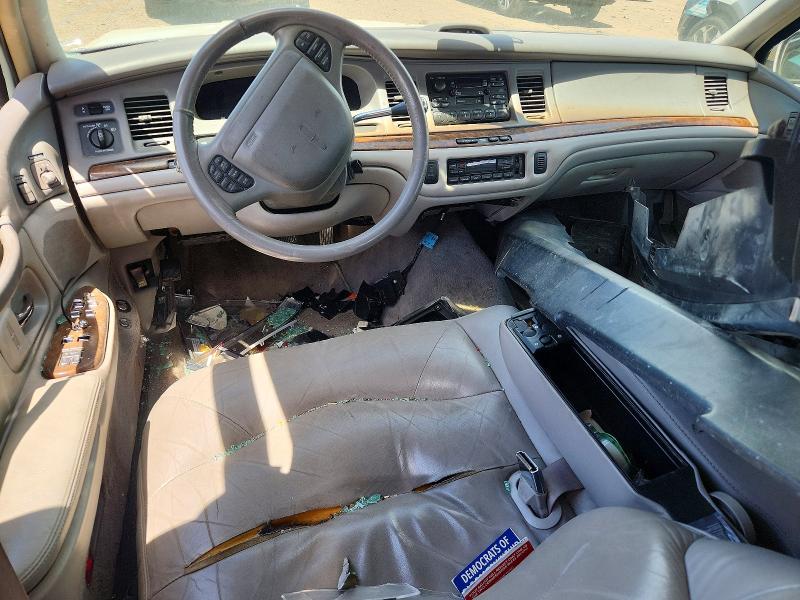 1997 Lincoln TOWN CAR VIN 1LNLM82W1VY633645 COPART salvage auction — FRONT END, Il - Salvage Certificate, sold $225 on 2026-07-10 (photo 8)