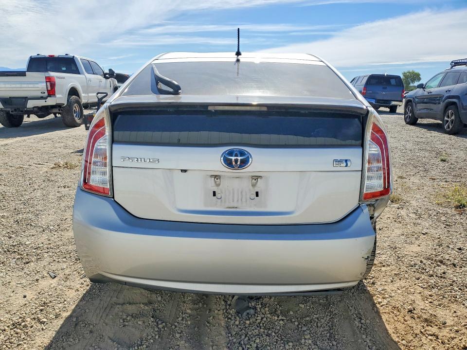 2015 Toyota Prius VIN JTDKN3DU3F0480942 COPART salvage auction — REAR END, Ca - Salvage Certificate, sold $3,750 on 2026-07-10 (photo 6)