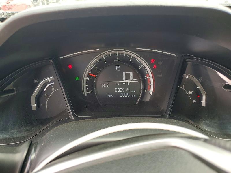 2018 Honda Civic VIN 2HGFC2F55JH564273 COPART salvage auction — FRONT END, Ca - Salvage Certificate, sold $4,800 on 2026-07-02 (photo 9)