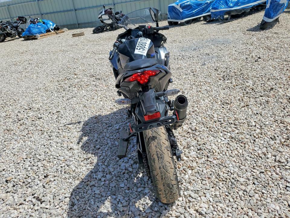 2025 Kawasaki Ninja VIN ML5EXGJ17SDA70752 COPART salvage auction — FRONT END, Wy - Cert Of Title-Salvage, sold $750 on 2026-09-16 (photo 4)