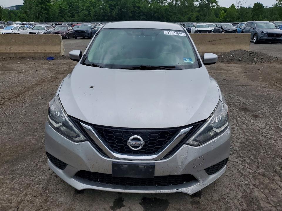2017 Nissan Sentra VIN 3N1AB7AP5HY335813 COPART salvage auction — REAR END, NY - MV-907A SALVAGE CERTIFICATE, sold $675 on 2026-07-02 (photo 5)