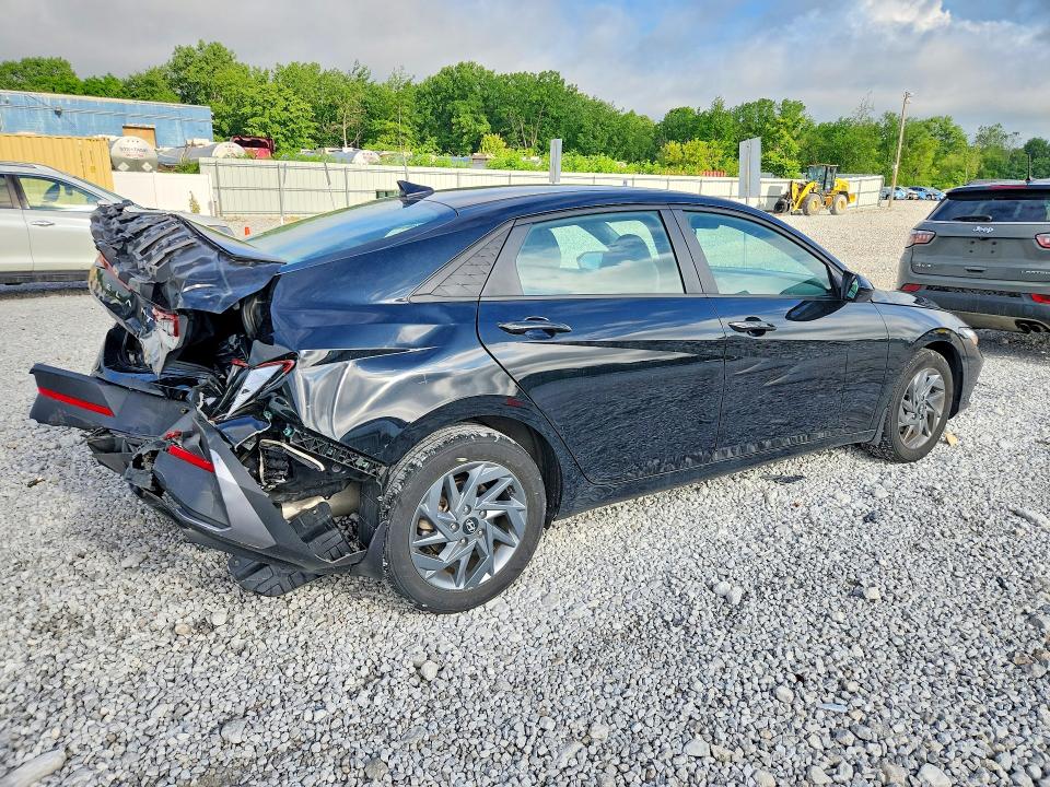 2024 Hyundai Elantra VIN KMHLM4DG5RU784550 COPART salvage auction — REAR END, Oh - Cert Of Title-Salvage, sold $5,500 on 2026-07-10 (photo 3)