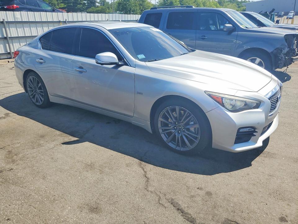 2016 Infiniti Q50 VIN JN1FV7AR2GM450613 COPART salvage auction — MECHANICAL, Ma - Cert Of Title-Reconstrctd Coll, sold $325 on 2026-07-21 (photo 4)