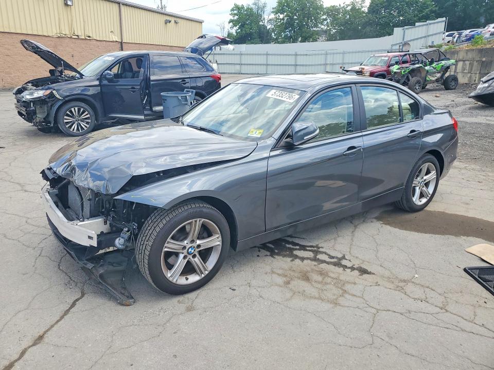 2013 BMW 3er VIN WBA3B3C53DF540183 COPART salvage auction — FRONT END, Ny - Mv-907A Salvage Certificate, sold $2,500 on 2026-07-16 (photo 1)
