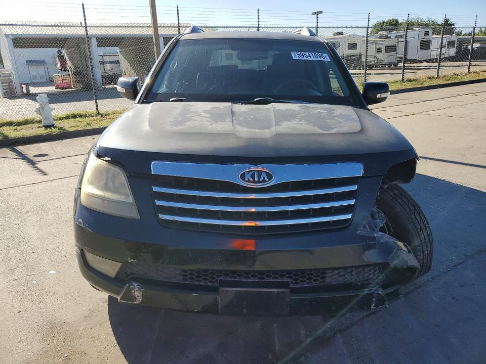 2009 Kia Borrego VIN KNDJJ741595021472 COPART salvage auction — FRONT END, CA - SALVAGE CERTIFICATE, sold $125 on 2026-07-20 (photo 5)
