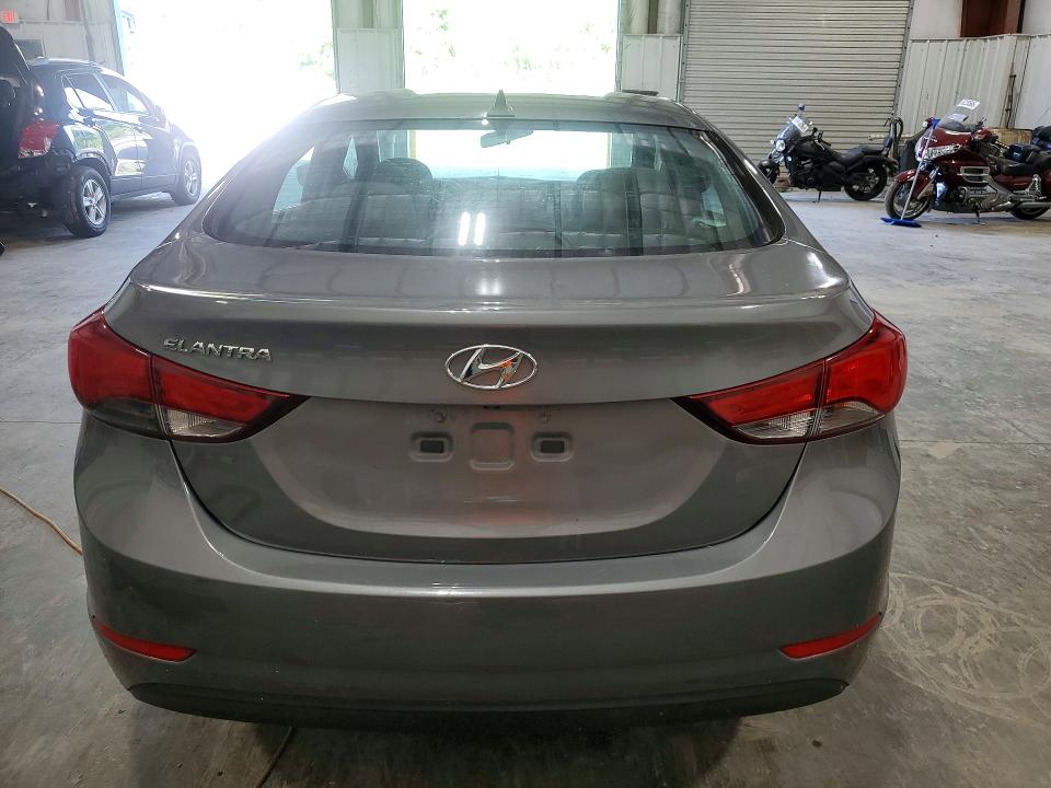 2014 Hyundai Elantra VIN 5NPDH4AE8EH514510 COPART salvage auction — VANDALISM, Ny - Certificate Of Title, sold $875 on 2026-07-06 (photo 6)