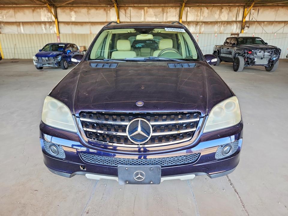 2007 Mercedes-benz Ml-class VIN 4JGBB86E17A272271 COPART salvage auction — MECHANICAL, Az - Certificate Of Title (P), sold $400 on 2026-07-08 (photo 5)