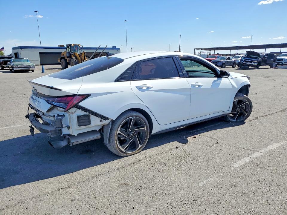 2021 Hyundai Elantra VIN KMHLR4AF4MU172488 COPART salvage auction — FRONT END, Tx - Salvage Vehicle Title, sold $1,600 on 2026-07-10 (photo 3)