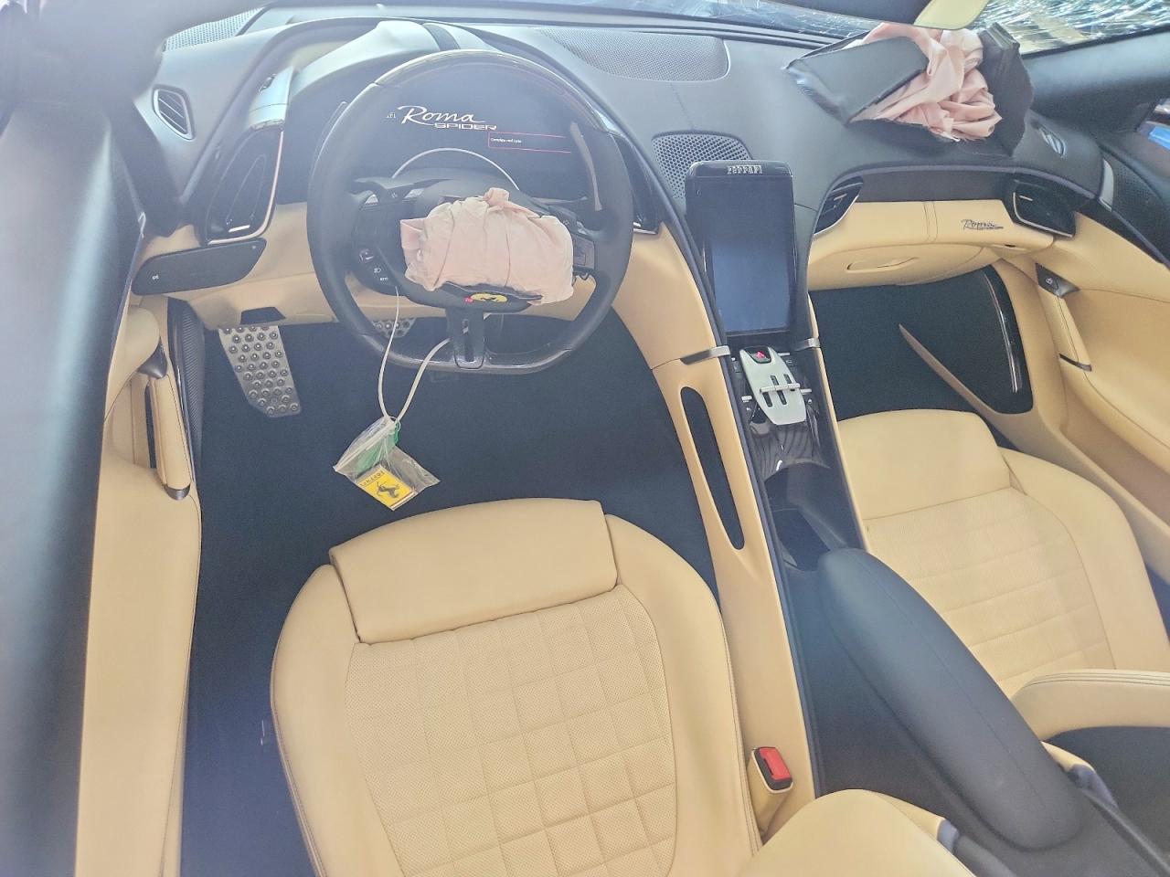 2026 Ferrari Roma VIN ZFF09RPA0T0328484 COPART salvage auction — Front End, UT - SALVAGE CERTIFICATE, sold $155,000 on 2026-08-06 (photo 8)