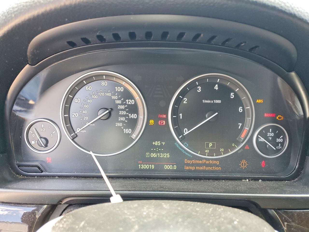 2014 BMW 5 Series VIN WBAKN9C53ED681385 COPART salvage auction — Front End, AR - CERTIFICATE OF TITLE (P), sold $3,000 on 2026-07-09 (photo 9)