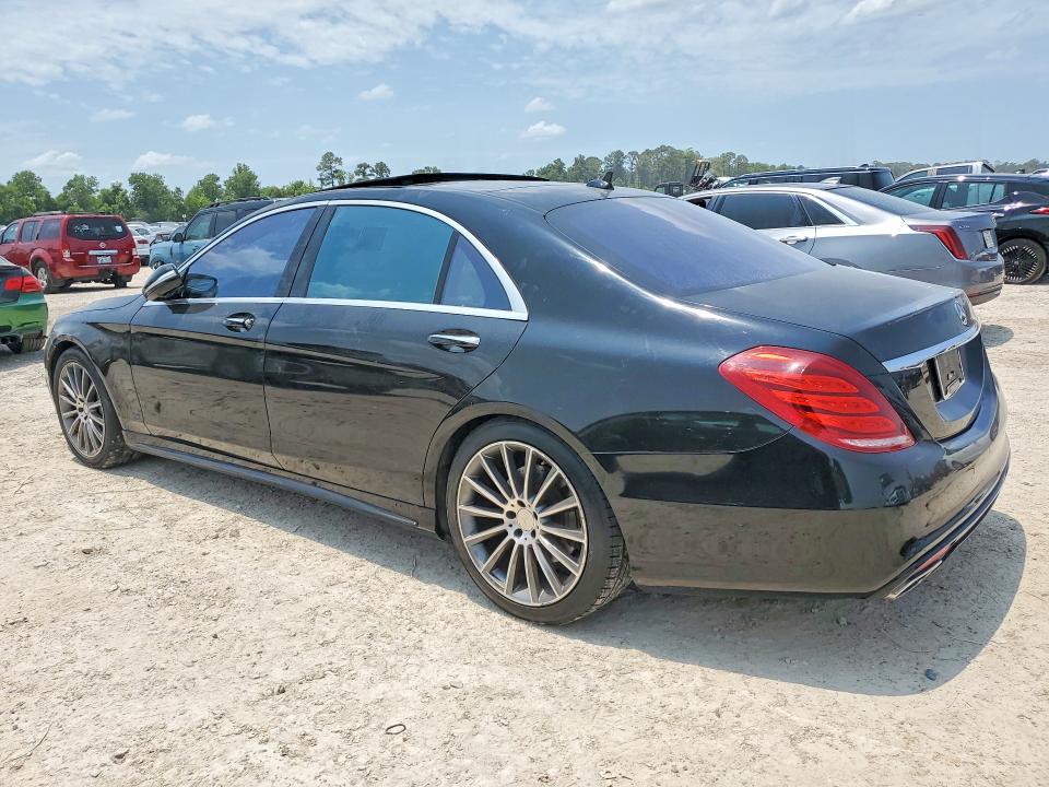 2016 Mercedes-benz S-klasse VIN WDDUG8CB2GA234739 COPART salvage auction — NORMAL WEAR, Tx - Certificate Of Title, sold $1,200 on 2026-07-07 (photo 2)