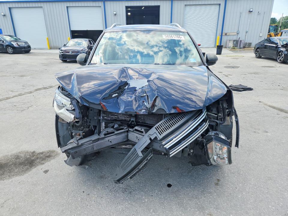 2012 Volkswagen Tiguan VIN WVGBV7AX1CW515617 COPART salvage auction — FRONT END, Ma - Cert Of Title-Reconstrctd Coll, sold $450 on 2026-07-08 (photo 5)