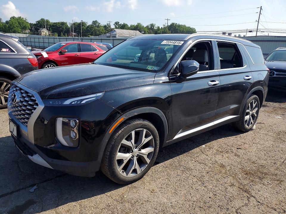 2022 Hyundai Palisade VIN KM8R3DHE2NU349792 COPART salvage auction — FRONT END, Wv - Certificate Of Title (P), sold $10,200 on 2026-07-10 (photo 1)