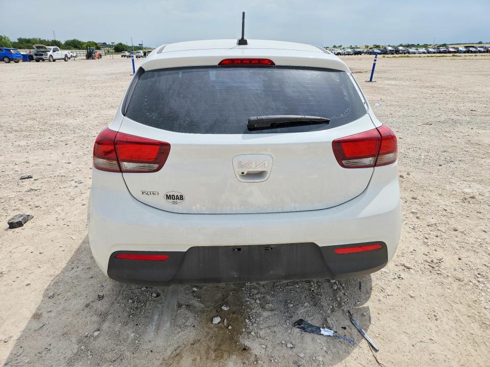 2022 Kia Rio VIN 3KPA25AD1NE496146 COPART salvage auction — FRONT END, Tx - Salvage Vehicle Title, sold $950 on 2026-07-02 (photo 6)