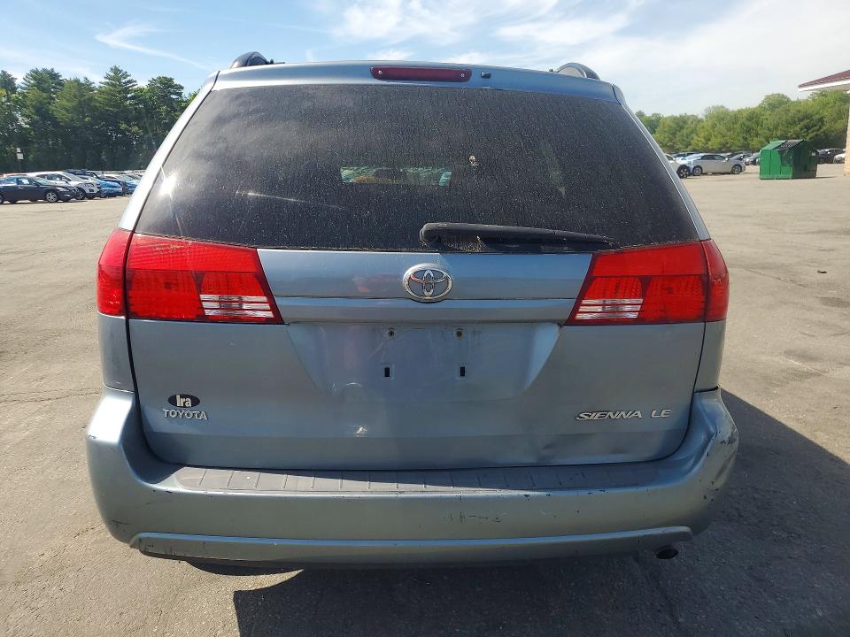 2004 Toyota Sienna VIN 5TDZA23C94S109341 COPART salvage auction — FRONT END, Ct - Cert Of Title-Salvage, sold $475 on 2026-07-07 (photo 6)