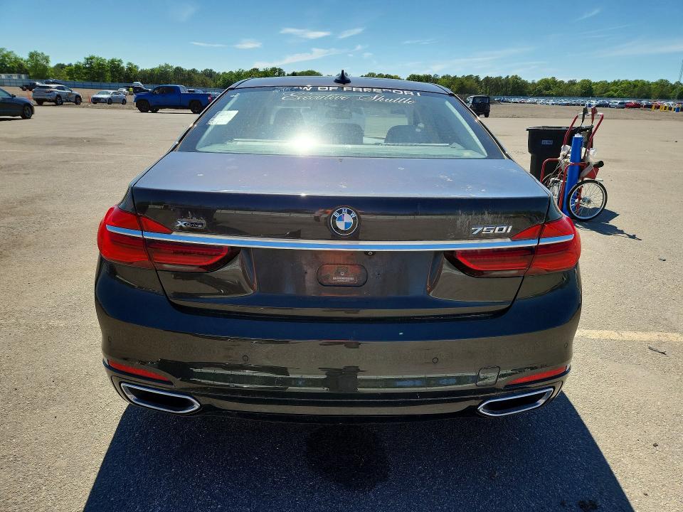 2016 BMW 7er VIN WBA7F2C53GG420172 COPART salvage auction — FRONT END, Ny - Certificate Of Title, sold $6,200 on 2026-08-08 (photo 6)