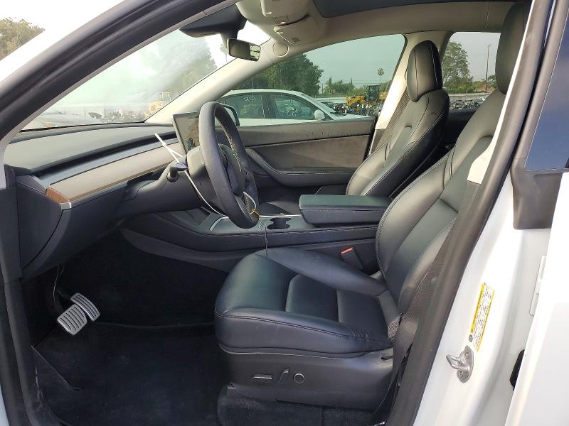 2022 Tesla Model y VIN 7SAYGDEF8NF488743 COPART salvage auction — FRONT END, Ca - Salvage Certificate, sold $9,900 on 2026-07-24 (photo 7)