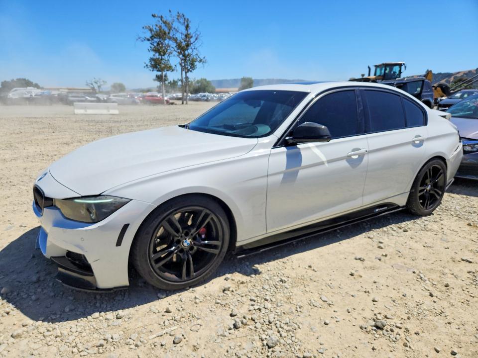 2017 BMW 3 series VIN WBA8B9G57HNU48721 COPART salvage auction — REAR END, CA - SALVAGE CERTIFICATE, sold $4,100 on 2026-07-14 (photo 1)