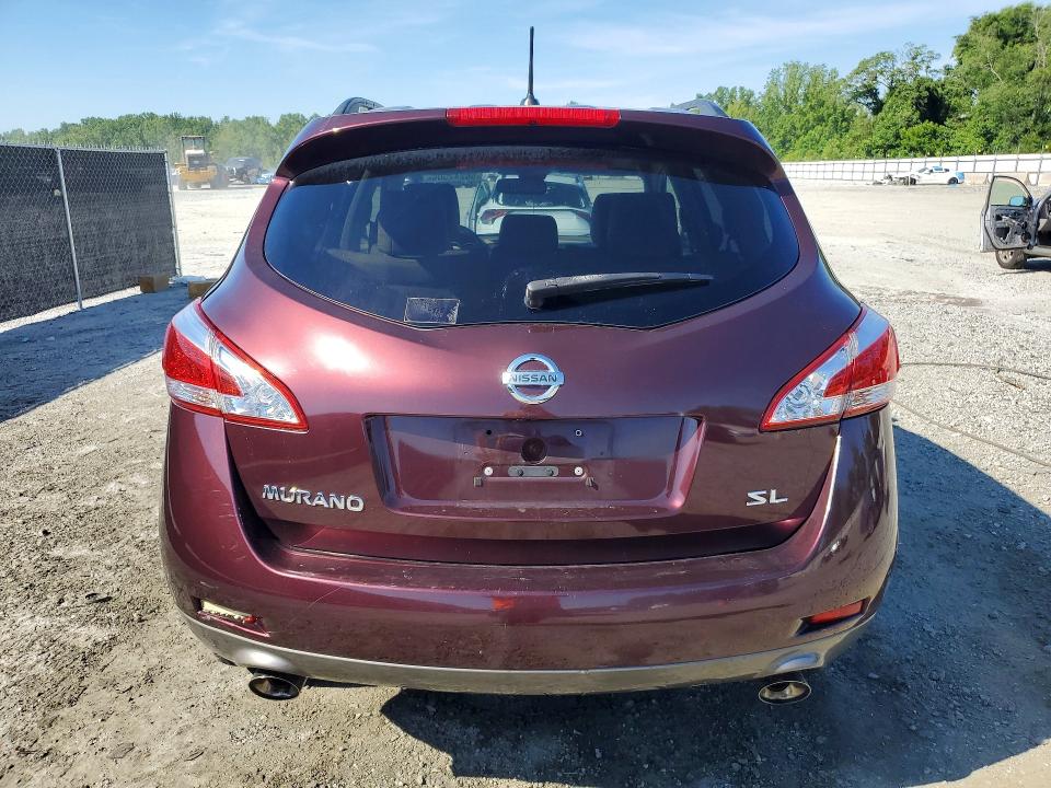 2014 Nissan Murano VIN JN8AZ1MU2EW410983 COPART salvage auction — FRONT END, Sc - Cert Of Title-Salvage, sold $1,850 on 2026-07-20 (photo 6)