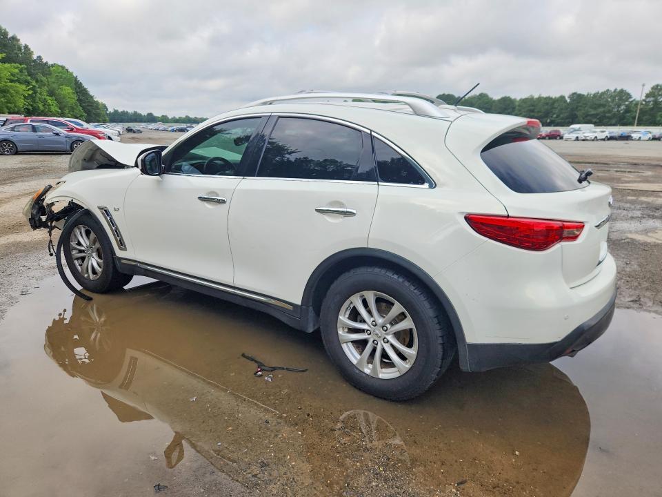 2015 Infiniti Qx70 VIN JN8CS1MU8FM380513 COPART salvage auction — FRONT END, La - Cert Of Title-Salvage, sold $150 on 2026-07-02 (photo 2)