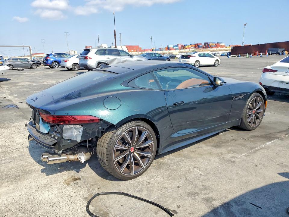 2022 Jaguar F-type VIN SAJD51FE7NCK77666 COPART salvage auction — REAR END, Ca - Salvage Certificate, sold $40,500 on 2026-07-10 (photo 3)