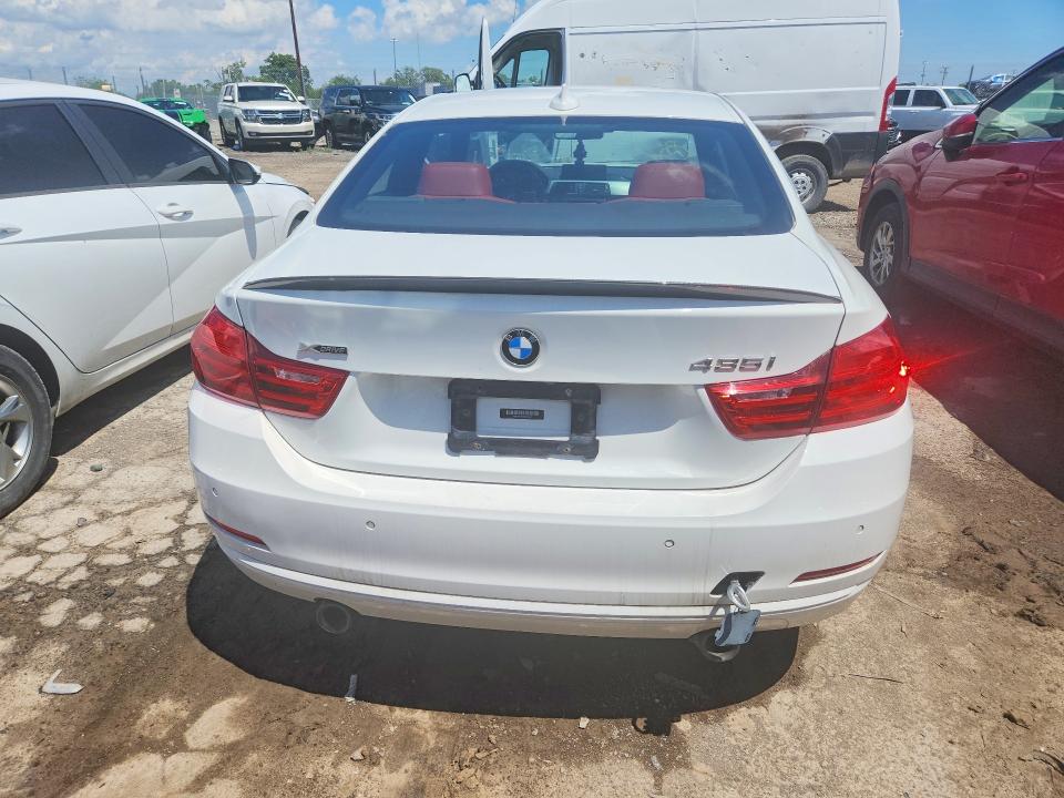 2016 BMW 4 series VIN WBA3R5C54GK373447 COPART salvage auction — FRONT END, Mi - Certificate Of Title, sold $300 on 2026-07-28 (photo 6)