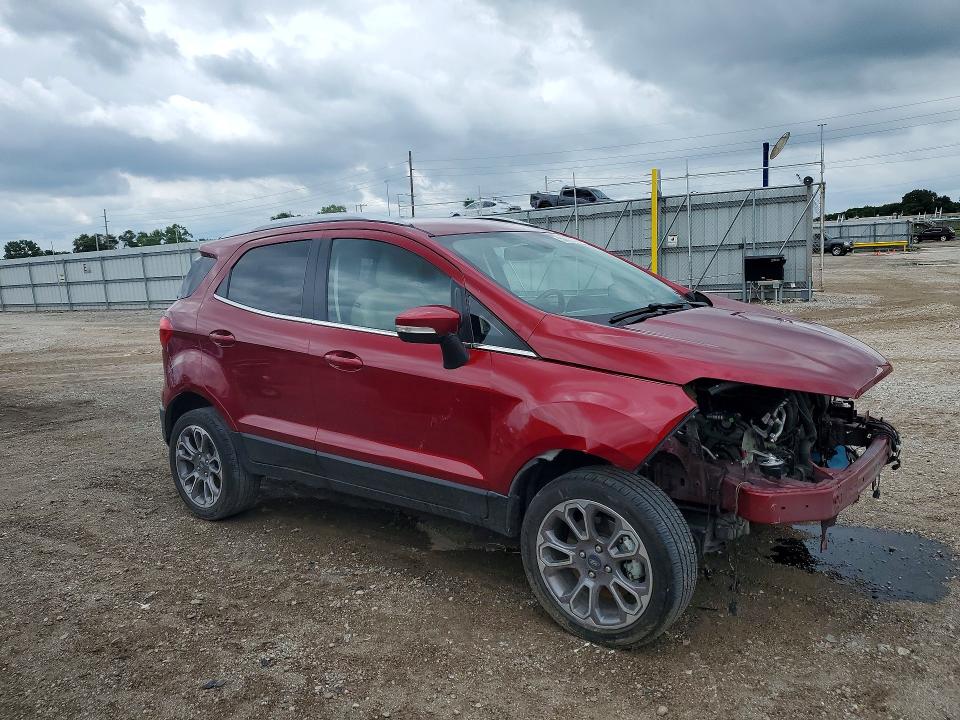2019 Ford Ecosport VIN MAJ6S3KL4KC309278 COPART salvage auction — FRONT END, Ia - Cert Of Title-Salvage Title, sold $1,150 on 2026-07-10 (photo 4)