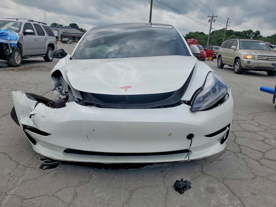 2023 Tesla Model 3 VIN 5YJ3E1EAXPF420978 COPART salvage auction — FRONT END, Tn - Salvage Certificate, sold $3,100 on 2026-07-27 (photo 5)