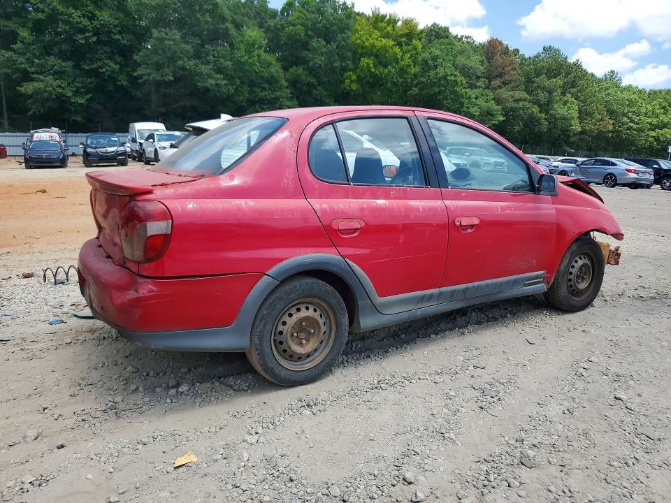 2000 Toyota Echo VIN JTDBT1233Y0080208 COPART salvage auction — FRONT END, Ga - Cert Of Title-Salvage, sold $275 on 2026-07-28 (photo 3)